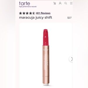 Tarte Maracuja Juicy Shift Lipstick - Candy Apple